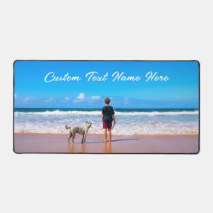 Alfrombrillas De Escritorio Personalizado de su foto y texto personalizado