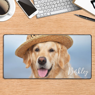 Alfrombrillas De Escritorio Personalizado Golden Retriever Dog Mascota persona
