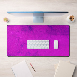 Alfrombrillas De Escritorio Personalizado Neon Magenta Desk Mat - Negrita y de