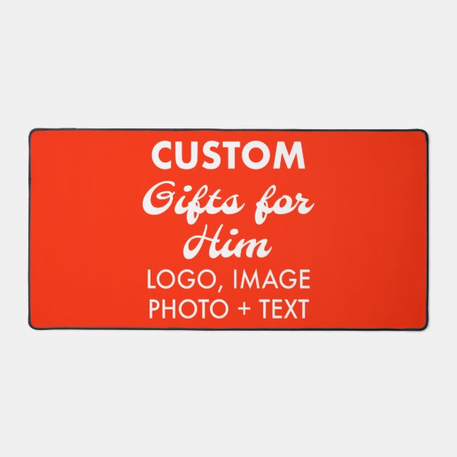 Alfrombrillas De Escritorio Personalizado Personalizado Ferrari Red Desk Mat (Anverso)
