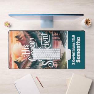Alfrombrillas De Escritorio Personalizado Su gracia es cristiana suficiente