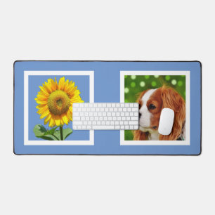 Alfrombrillas De Escritorio Personalizado Sunflower y Cavalier Spaniel Dog Pho