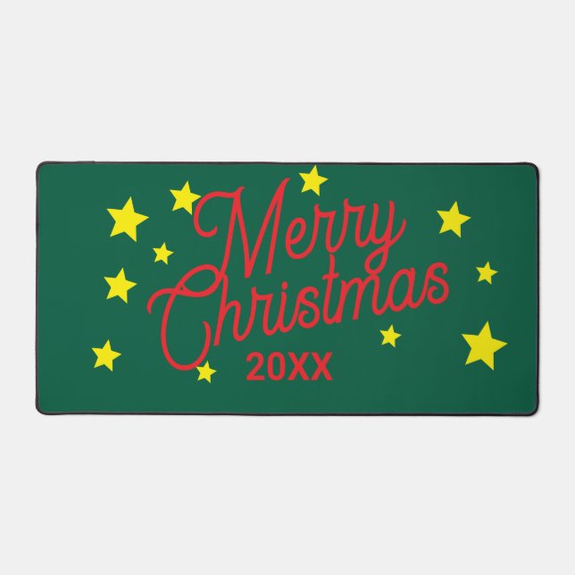 Alfrombrillas De Escritorio Personalized Christmas Desk Mat (Anverso)