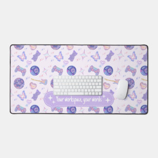 Alfrombrillas De Escritorio Personalized pastel y2k lavender aesthetic pattern