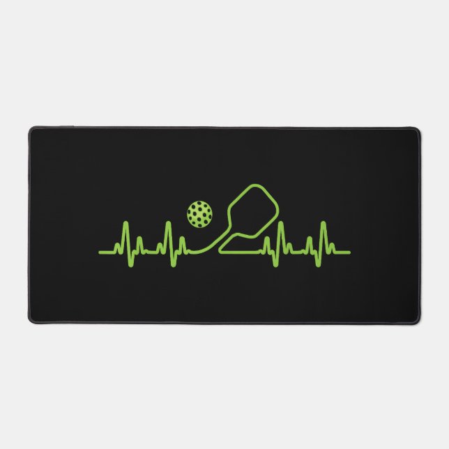 Alfrombrillas De Escritorio Pickleball Art Para Hombres Mujeres Picklebal (Anverso)