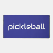 PICKLEBALL Blanco Moderno Refinado En Azul Marina