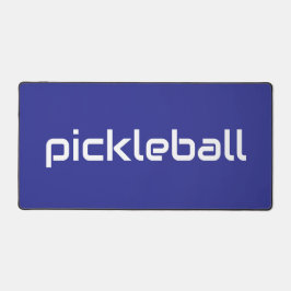 Alfrombrillas De Escritorio PICKLEBALL Blanco Moderno Refinado En Azul Marina