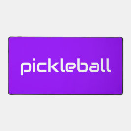 Alfrombrillas De Escritorio PICKLEBALL Blanco Moderno Refinado En Púrpura Bril