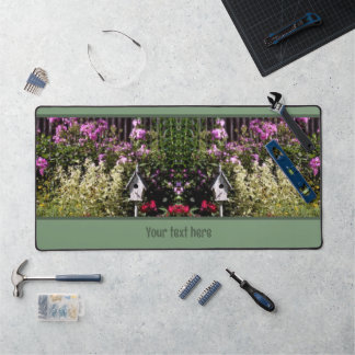 Alfrombrillas De Escritorio Pintado personalizado en casa de pájaros de jardín