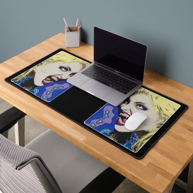 Alfrombrillas De Escritorio Pintura de ‘Beso duro’ sobre una (Oficina 2)