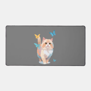 Alfrombrillas De Escritorio Pintura de vectores de gato Diversión Adorable Jug