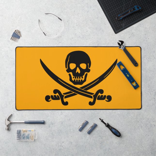 Alfrombrillas De Escritorio Pirata Jolly Roger (Puesto de trabajo)
