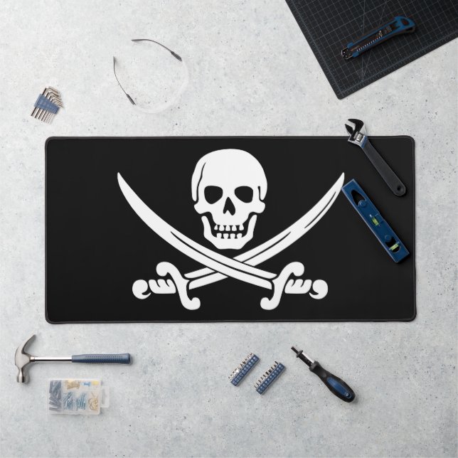 Alfrombrillas De Escritorio Pirata Jolly Roger (Puesto de trabajo)