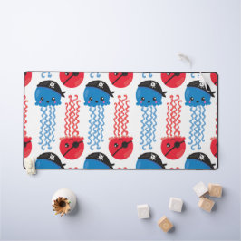 Alfrombrillas De Escritorio Pirate Jellyfish, Patrón de medusas, animales mari