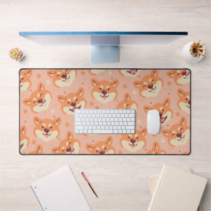 Alfrombrillas De Escritorio Pixel Art Shiba Inu Desk Mat