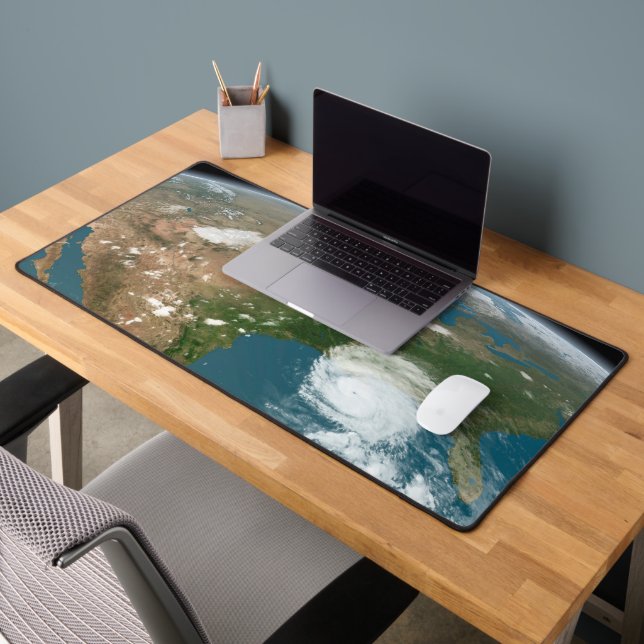 Alfrombrillas De Escritorio Planeta Panorámico Tierra Y Estados Unidos. (Oficina 2)