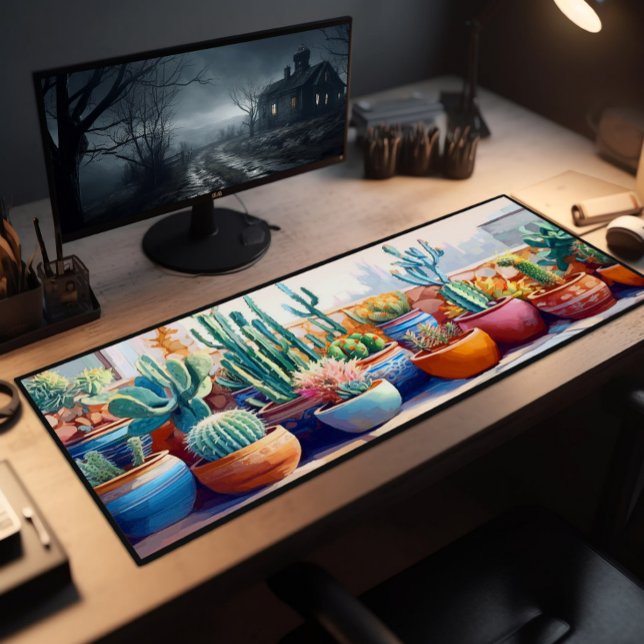 Alfrombrillas De Escritorio Plantas de cactus pulidas Pintado caprichoso grand (Subido por el creador)