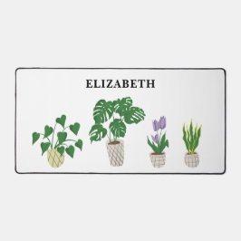 Alfrombrillas De Escritorio Plantas potentes personalizadas Monstera Verde tro