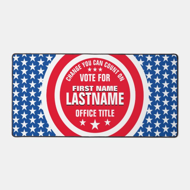 Alfrombrillas De Escritorio Plantilla política de campaña (Anverso)