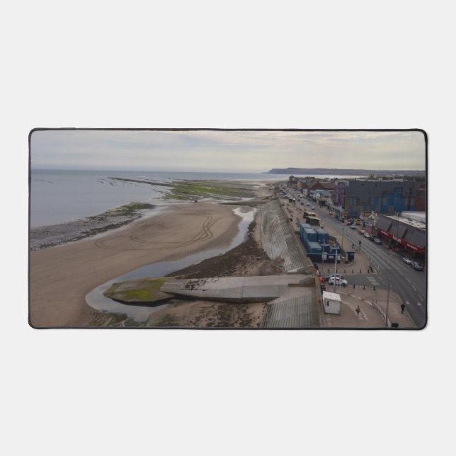 Alfrombrillas De Escritorio Playa de Redcar desde el Beacon (Anverso)