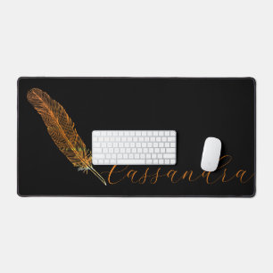 Alfrombrillas De Escritorio Pluma Quill personalizada