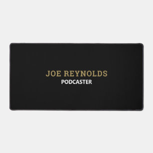 Alfrombrillas De Escritorio Podcaster moderno y elegante, podcast