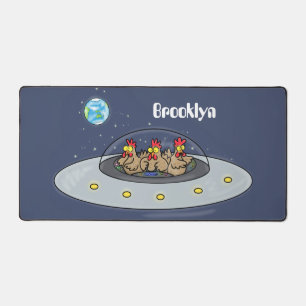 Alfrombrillas De Escritorio Pollos divertidos en el ilustracion del personaliz