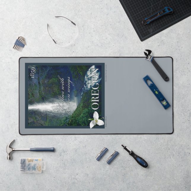 Alfrombrillas De Escritorio Poster de Cascada de Oregon (Puesto de trabajo)