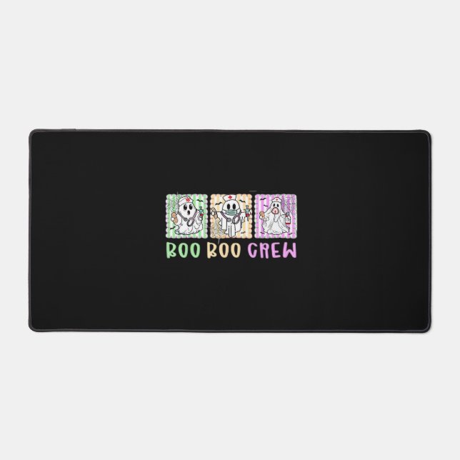 Alfrombrillas De Escritorio Preppy Boo Crew Enfermeras Halloween Disfraces Hom (Anverso)