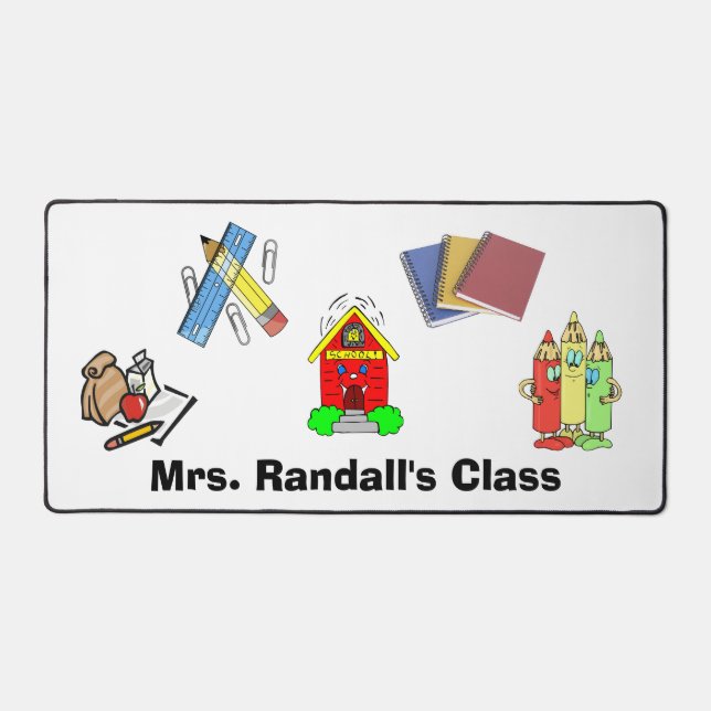 Alfrombrillas De Escritorio Profesor personalizable (Anverso)