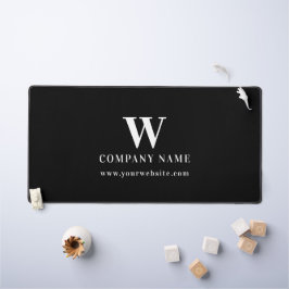 Alfrombrillas De Escritorio Professional Business Logo Monogram Name Website