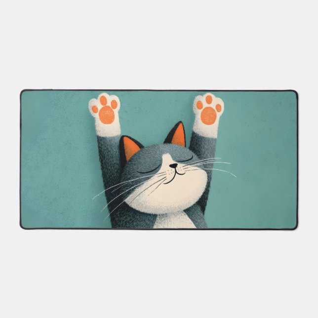 Alfrombrillas De Escritorio Professional Nap Taker Funny Sleeping Cat (Anverso)