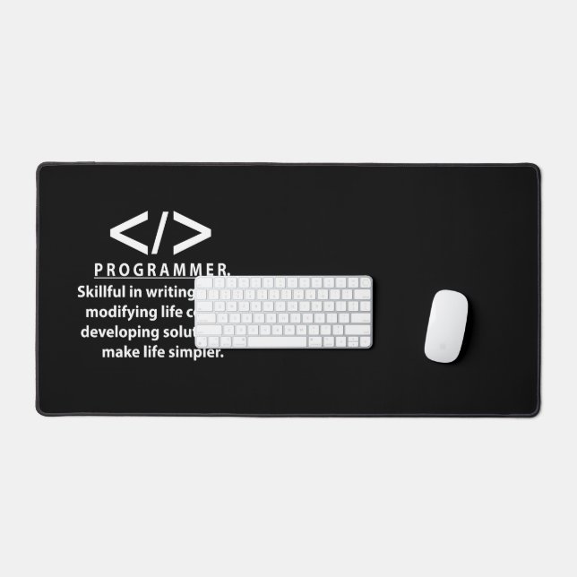 Alfrombrillas De Escritorio Programador Desarrollador de Código Programador (Teclado y ratón)