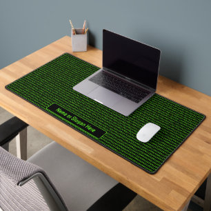 Alfrombrillas De Escritorio Programador, Geek Binary Machine Code Green / Blac