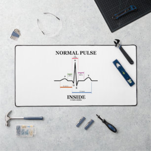 Alfrombrillas De Escritorio Pulso normal dentro del electrocardiograma
