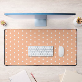 Alfrombrillas De Escritorio Punto Polka Peach