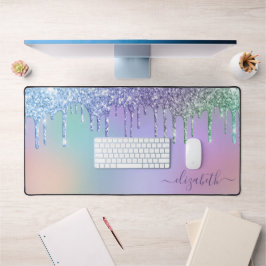 Alfrombrillas De Escritorio Purpurina arcoiris personalizado