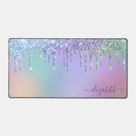 Alfrombrillas De Escritorio Purpurina arcoiris personalizado