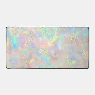 Alfrombrillas De Escritorio purpurina de fire opal faux chunky