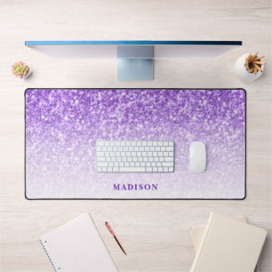Alfrombrillas De Escritorio Purpurina morado brillante
