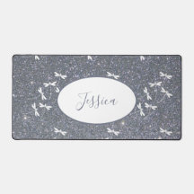 Purpurina y libélulas personalizadas