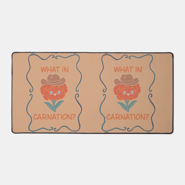 Alfrombrillas De Escritorio Qué flor de Carnation Funny Cowboy (Anverso)