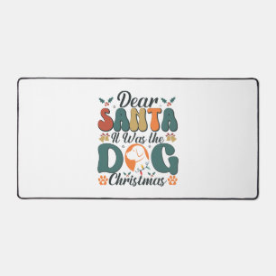 Alfrombrillas De Escritorio Querido Santa, fueron los Navidades del perro-01