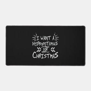 Alfrombrillas De Escritorio Quiero un Hipopótamo para el Día del Navidad