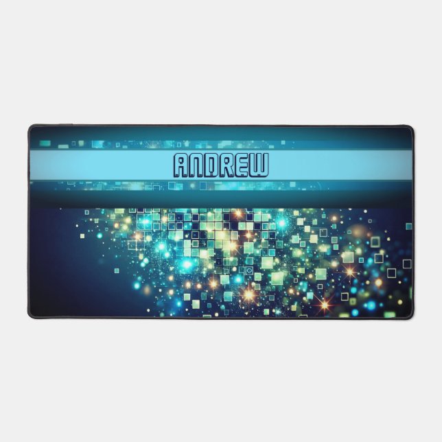 Alfrombrillas De Escritorio Radiant Pixel Bokeh (Anverso)