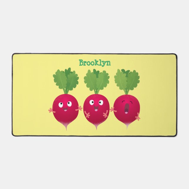Alfrombrillas De Escritorio Radios cortos cantando verduras personalizados del (Anverso)