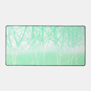 Alfrombrillas De Escritorio Ramas Verdes Menta Niebla Helada