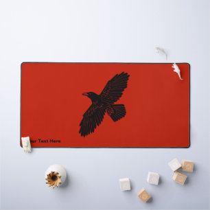 Alfrombrillas De Escritorio Raven en rojo