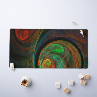 Alfrombrillas De Escritorio Reborn Green Abstract Art