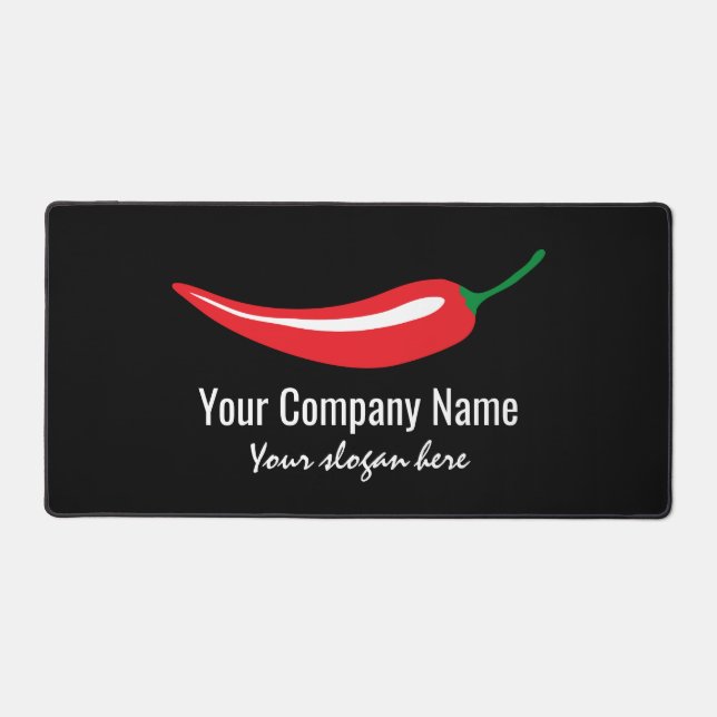 Alfrombrillas De Escritorio Red chili pepper company logo template (Anverso)